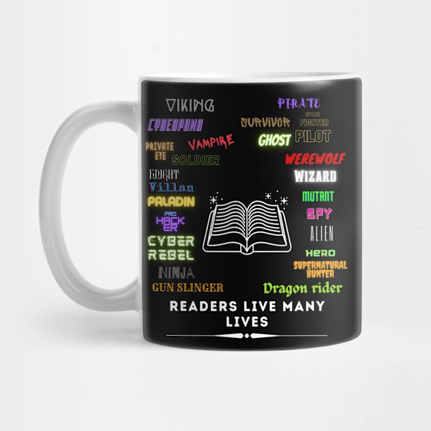 Readers live many lives by InkwolfDesigns